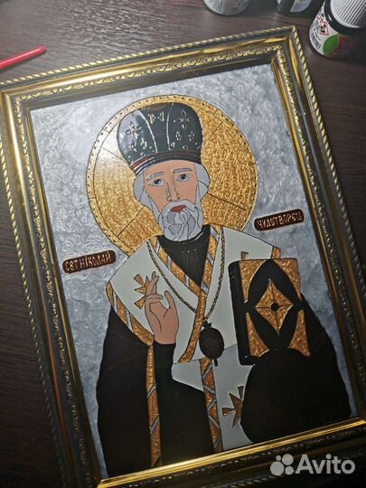 Иконы ручной работы. Витражная роспись