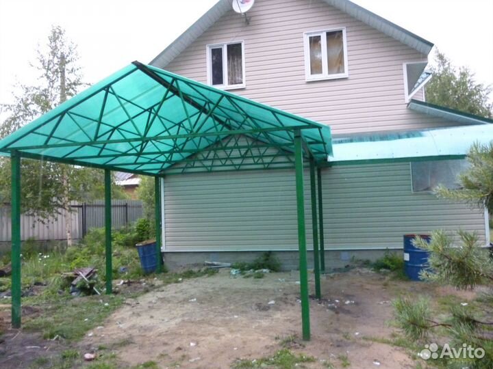 Заборы навесы беседки