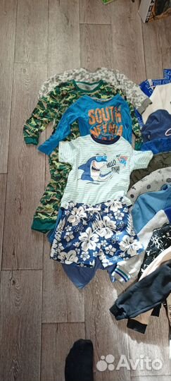 Вещи пакетом на мальчика 104 110