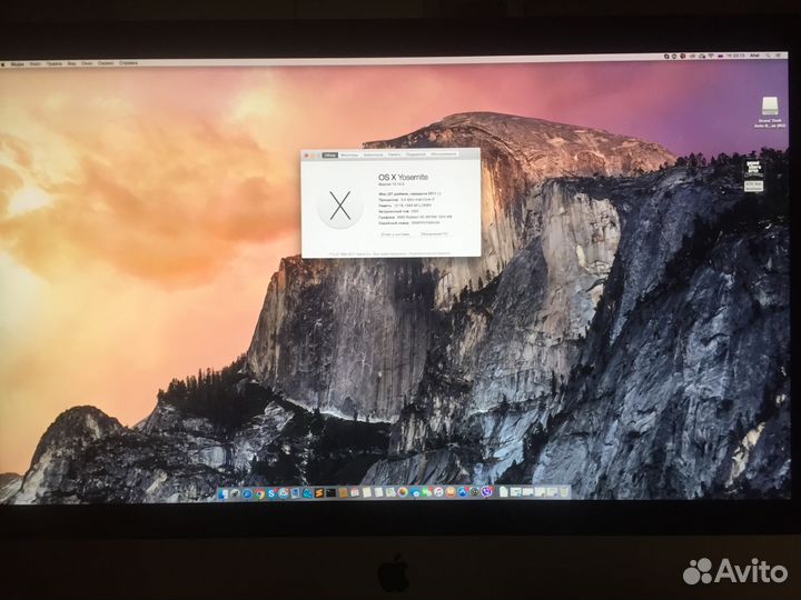 Apple iMac 27’ 2011, i7 3,4GHz, 4Gb, HDD 240Gb