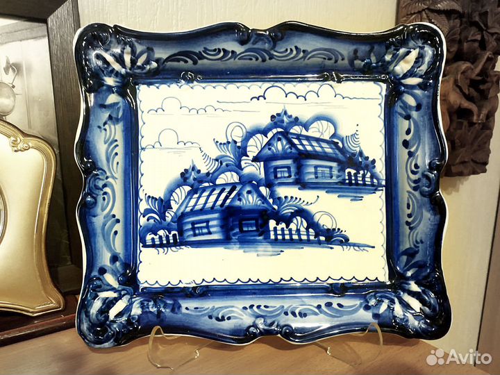 Плакетка гжель