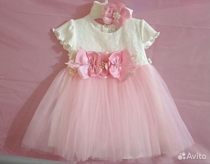 Платье для девочки 86