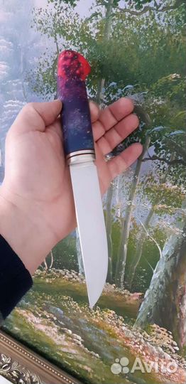 Нож охотничий из порошковой стали