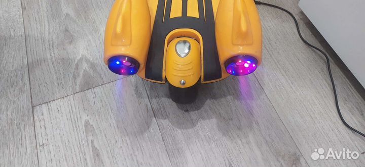Самокат с турбинами (пар, звук)