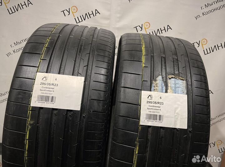 Continental SportContact 6 295/35 R23 94Y