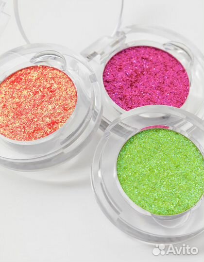 Hm тени глиттер pop of neon glitter eye блестки