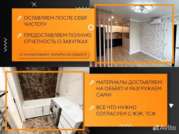 Чистовой ремонт с материалом в Сочи