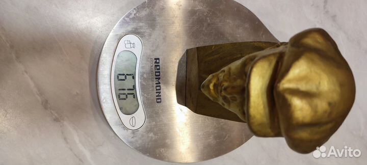 Бюст В.И.Ленин (металл)