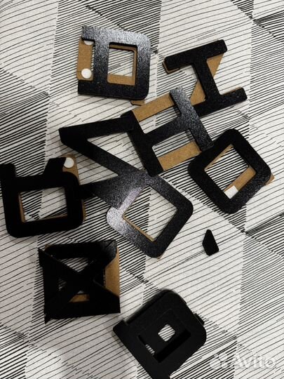 Буквы декор Дорогой я на ресницах