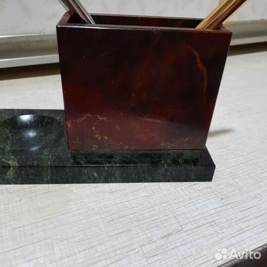 Настольный старинный письменный прибор