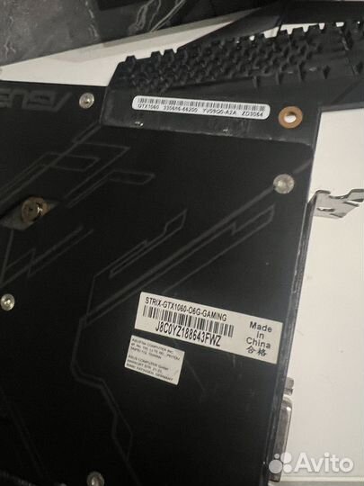 Видеокарта Strix GTX1060 6GB