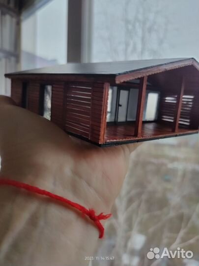 Макеты домов, фабрик, парков и т.д. для