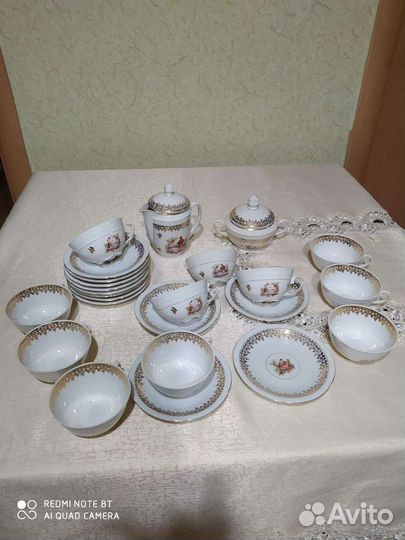 Чайный сервиз, фарфор