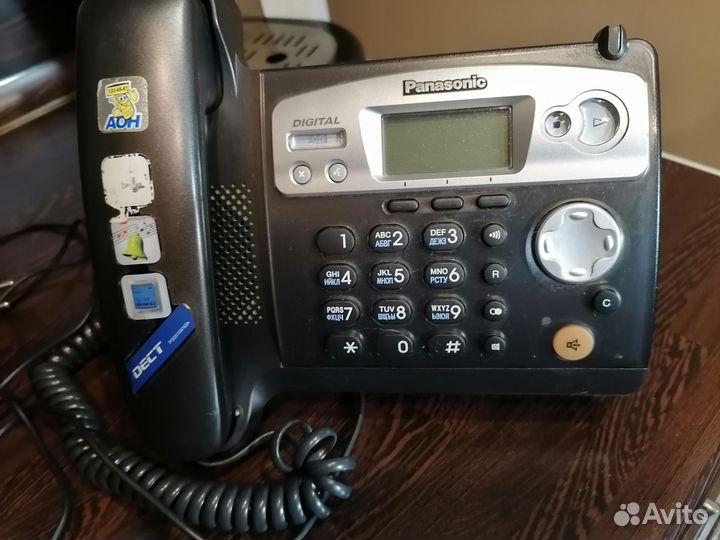 Panasonic телефон с автоответчиком и записью