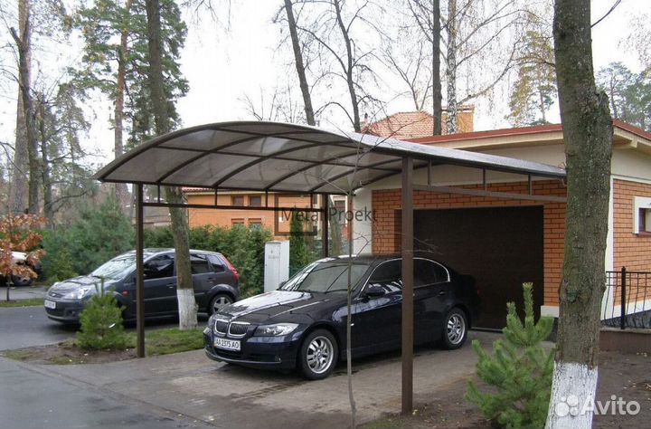 Навесы для автомобиля. Автонавес. Козырьки навесы