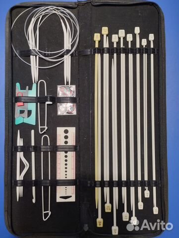 Набор спиц для вязания в чехле на молнии