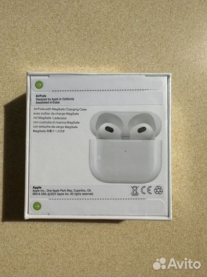 Беспроводные наушники apple airpods 3 оригинал