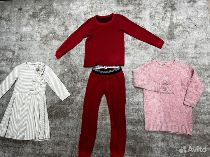 Детские вещи пакетом для девочки 116