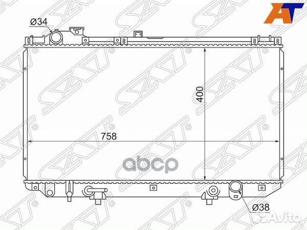 Радиатор Lexus GS300 97-04 / GS400 97-99 / GS43