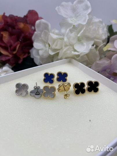 Серьги Van Cleef