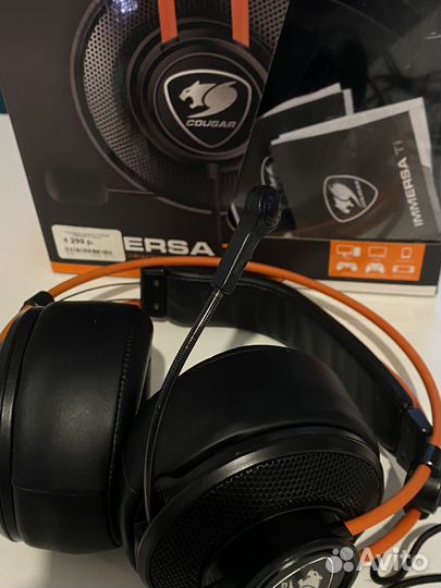 Игровые наушники cougar immersa TI