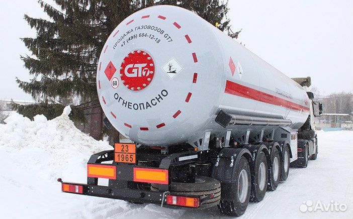 Полуприцеп газовоз GT7 ППЦТ-50, 2023