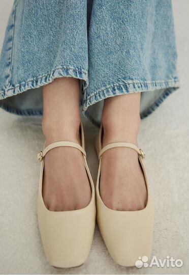 Кожаные балетки, сумка, платье Zara, оригинал