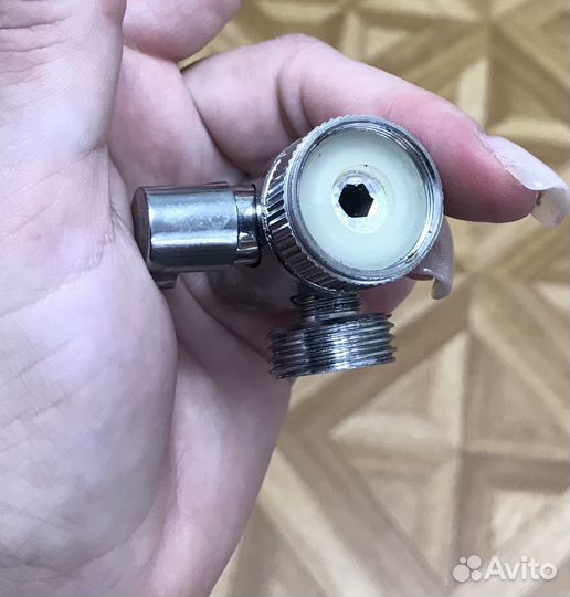 Кран переходник для гибкой подводки