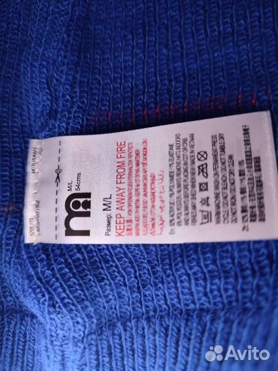 Новая Шапка детская mothercare (50-54см)