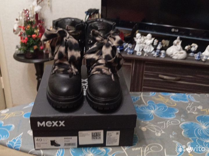 Ботинки женские 40р, Mexx