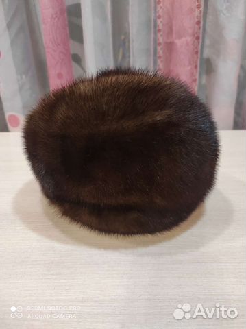 Шапка норковая женская