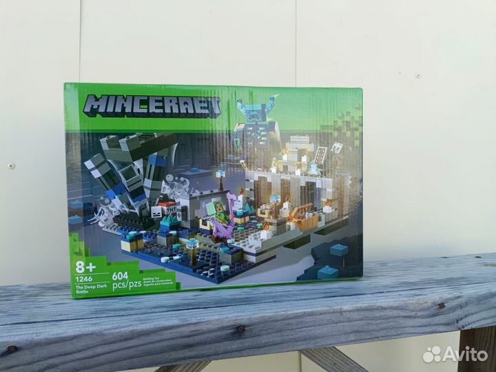 Lego аналог конструктор Minecraft Битва в глубинно