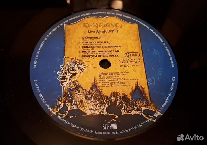 Iron Maiden - Live After Death 2LP 1985 EMI