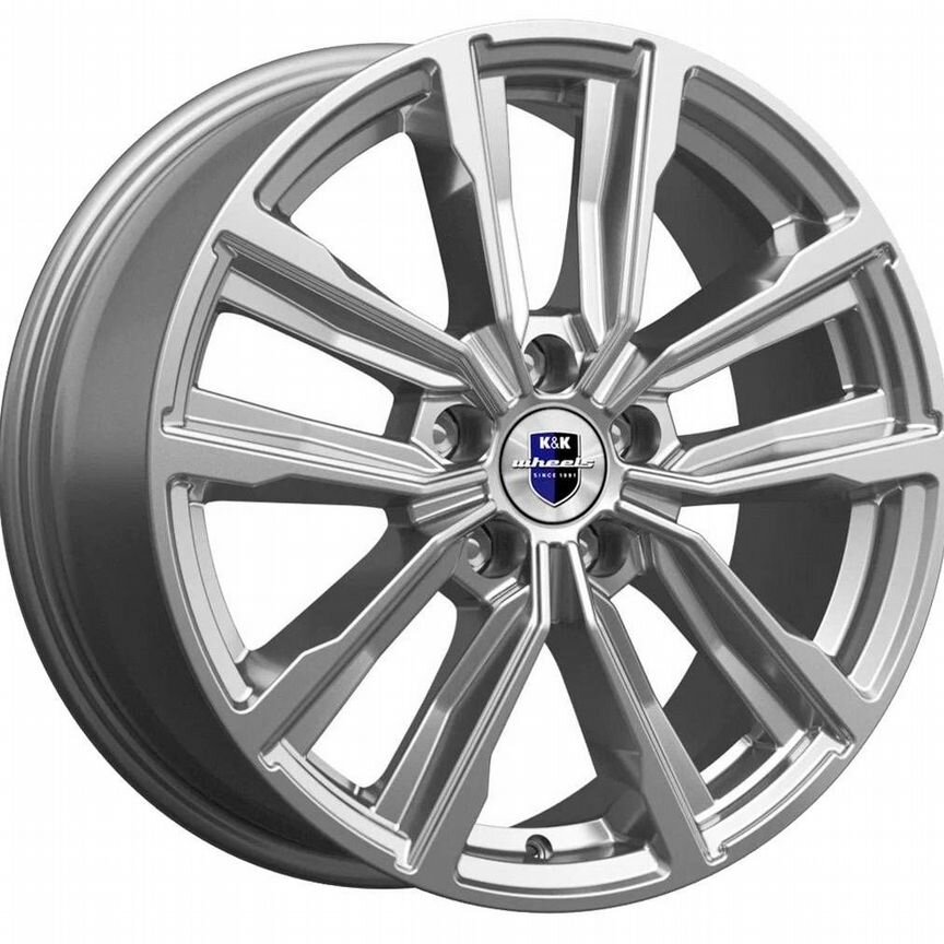 Диски K&K Лацио 7.5x17 5x114.3 ET35 D60.1 Дарк платинум