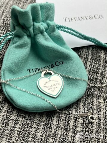 Кулон подвеска tiffany сердце 925 стерлинговое