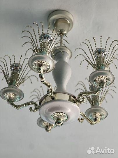 Люстра потолочная подвесная бу