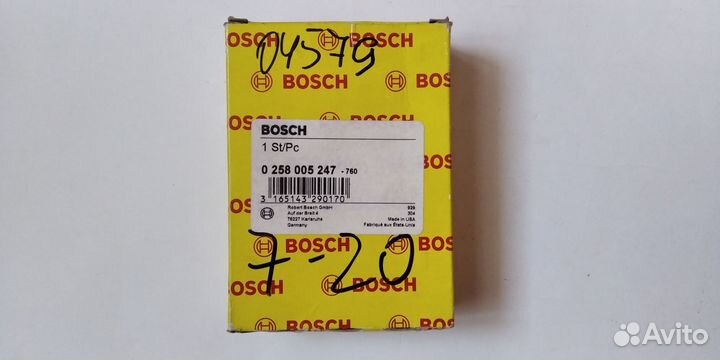 Лямбда-зонд (датчик кислорода) Bosch 0 258 005 247