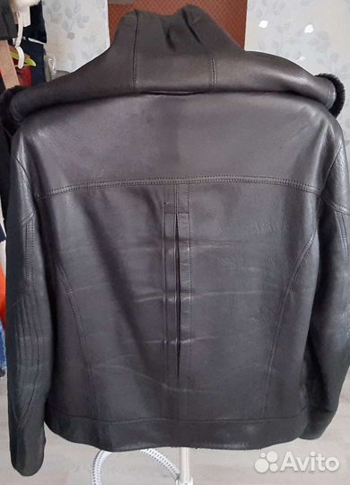 Кожаная куртка мужская 48-50