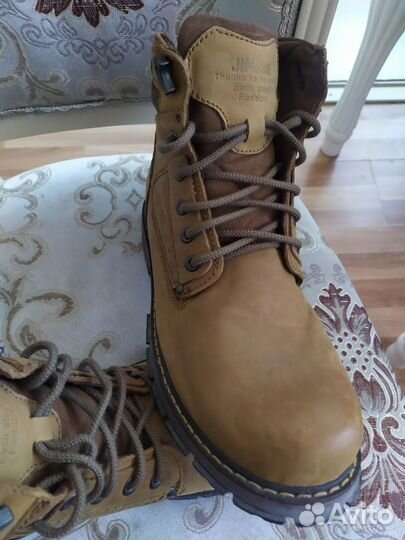 Ботинки мужские из натуральной кожи