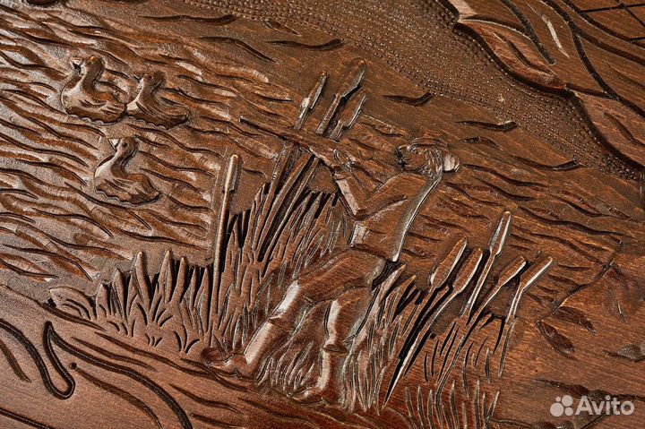 Нарды и шашки резные Меткий выстрел 61 х 64 см бук Армения 62651