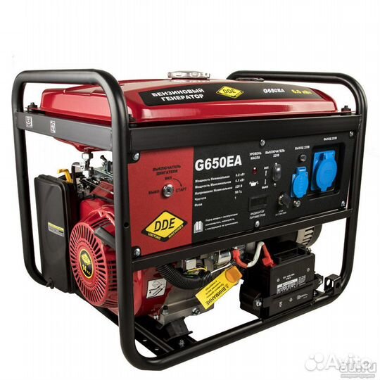 Бензогенератор с автозапуском DDE G650EA