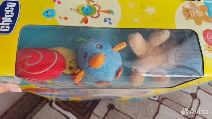 Мобиль на кроватку chicco с проекцией