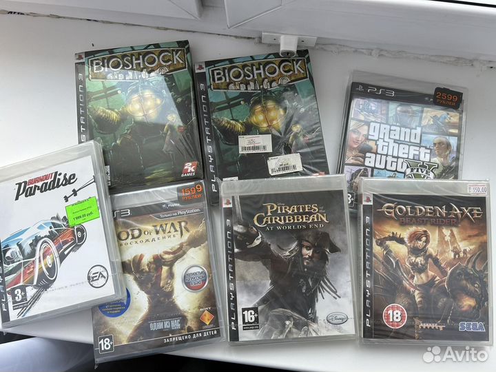 Новые, запечатанные диски ps3 (часть 1)