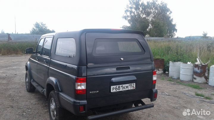 Кунг на пикап УАЗ патриот окрашенный