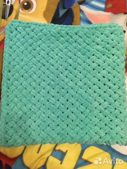Плед детский вязаный ручная работа