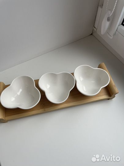 Менажница набор салатников на подставке