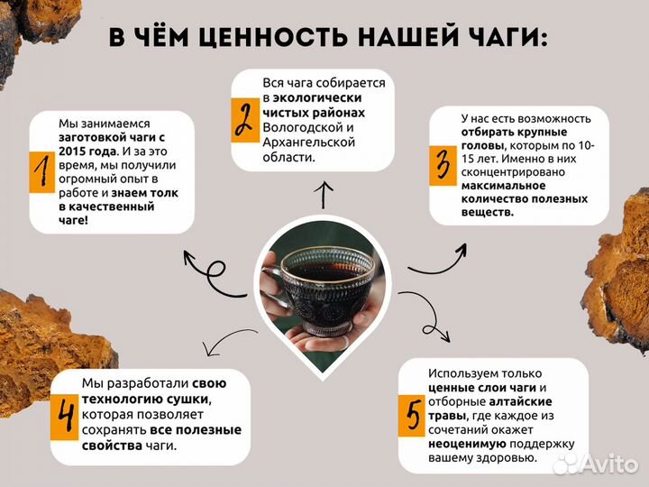 Чага-чай в ассортименте