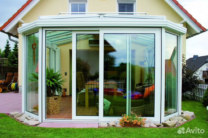 Остекление беседки