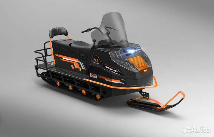 Promax snowbear V3 650 2T ST черно-оранжевый