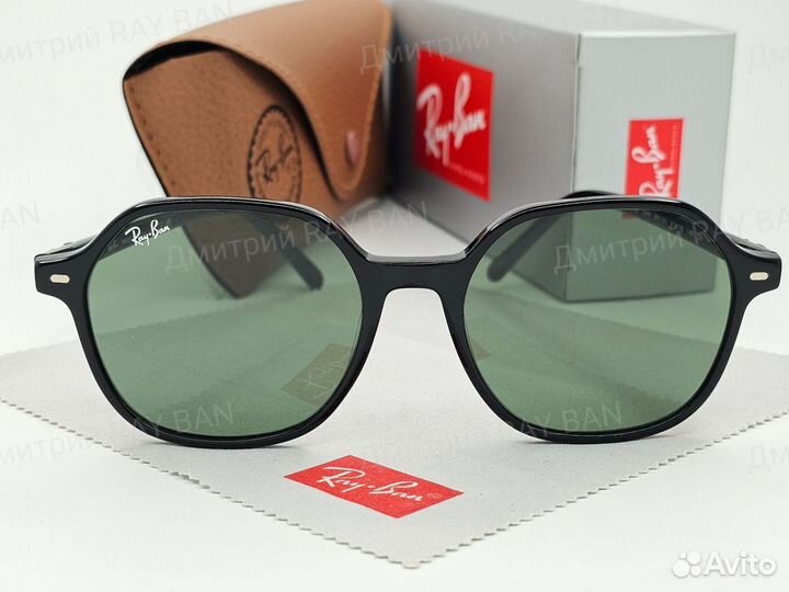 Очки Ray Ban John 2194 Зелёное Стекло